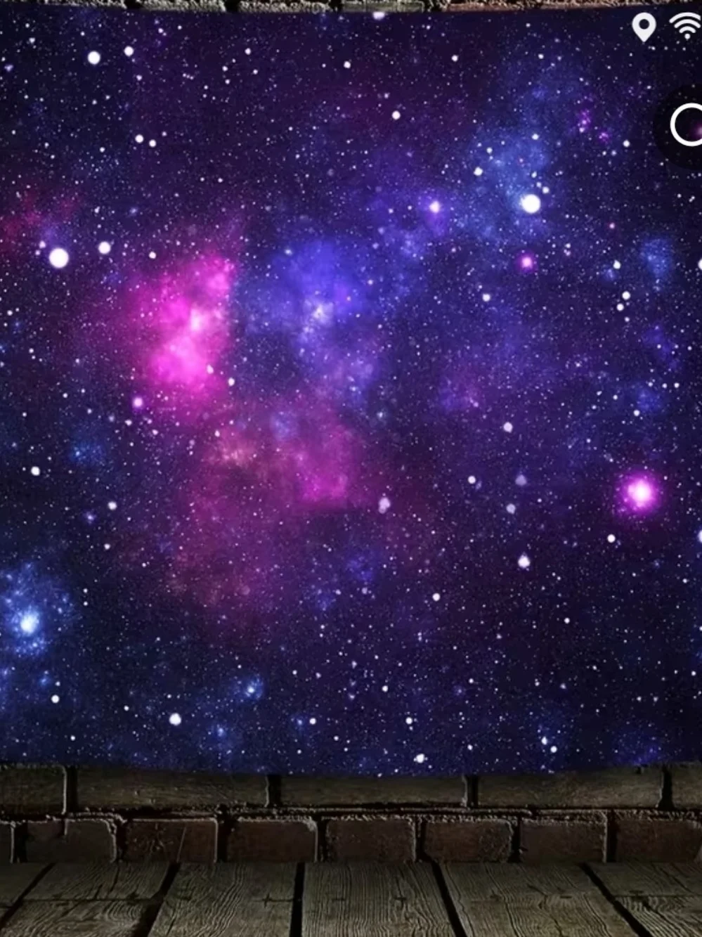 1pc Starry Sky Fluorescent Tapestry 125.98*157.48 Inches